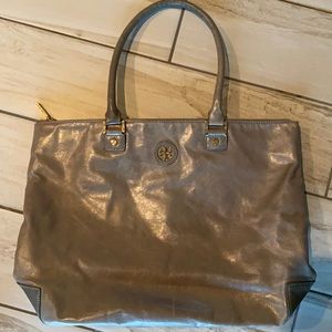 Tory Burch distressed leather tote